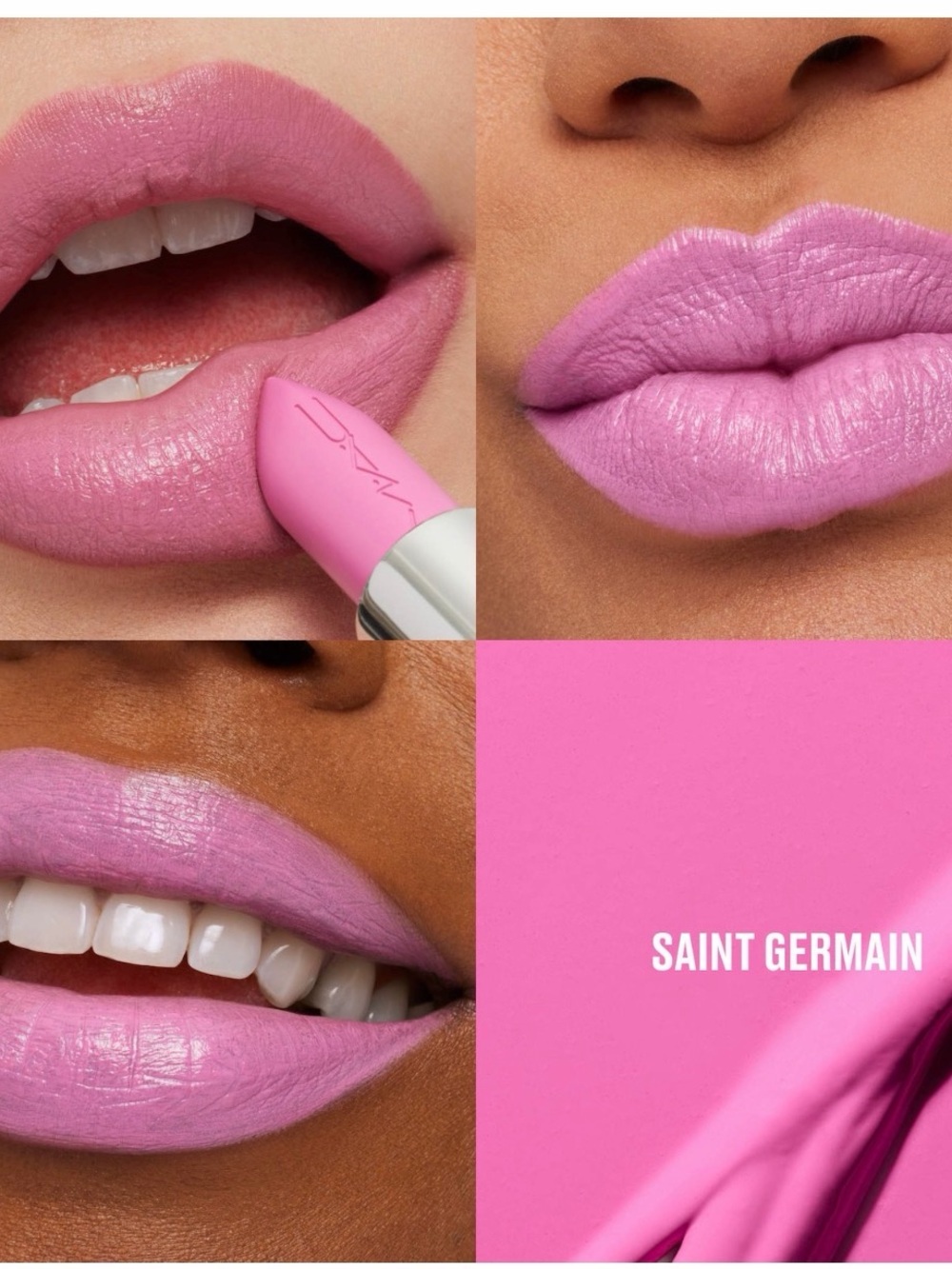 MAC Cosmetics Saint Germain Soft Lilac Pink Lipstick